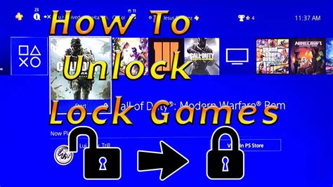 How do you unlock games on PS4 Gameshare?
