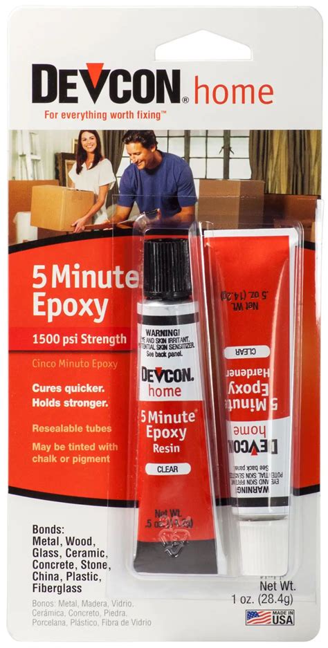 How do you use 5 minute epoxy?