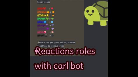 How do you use Carl bot for roles mobile?