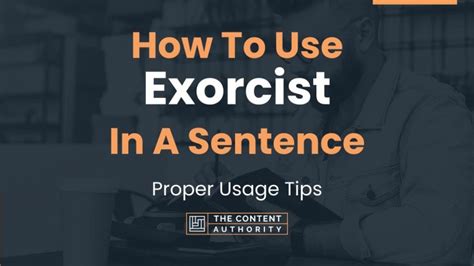 How do you use Exorcist in a sentence?