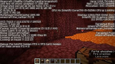 How do you use F3 in Minecraft?