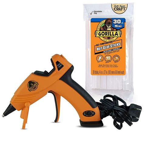 How do you use Gorilla glue hot glue gun?