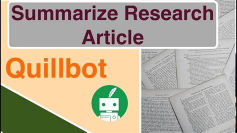 How do you use QuillBot in a research paper?