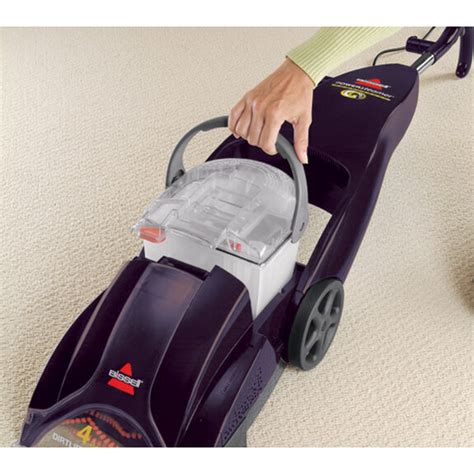 How do you use a Bissell Powerbrush carpet cleaner?