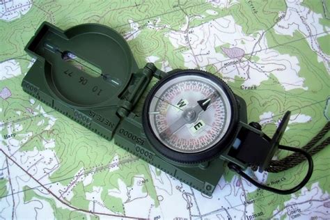 How do you use a compass instrument?