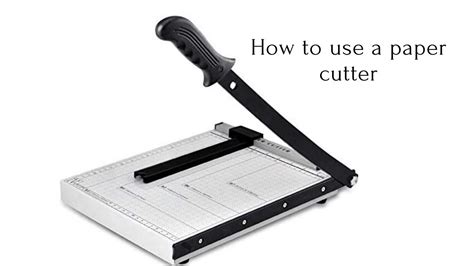 How do you use a cutter?