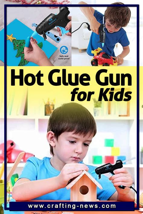 How do you use a hot glue gun for kids?