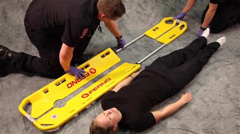How do you use a stretcher safely?