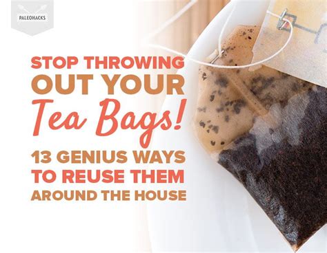 How do you use a tea bag as a deodorizer?