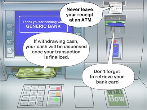 How do you use an ATM safely?