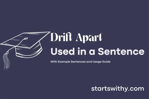 How do you use drift away in a sample sentence?