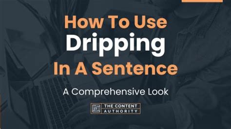 How do you use drip in a sentence?