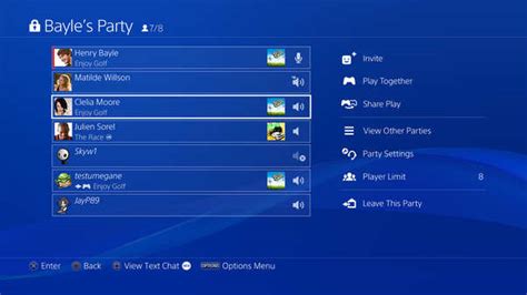 How do you use game chat on PlayStation?