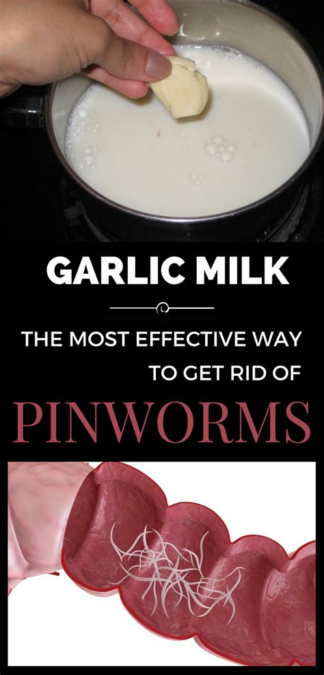 How do you use garlic for pinworms?