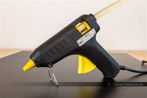 How do you use hot glue safely?