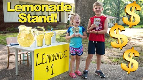 How do you use lemonade stand in a sentence?