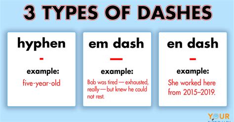 How do you use multiple dashes?