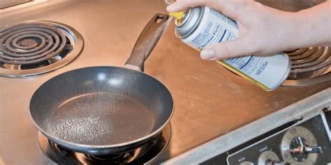 How do you use non stick spray?