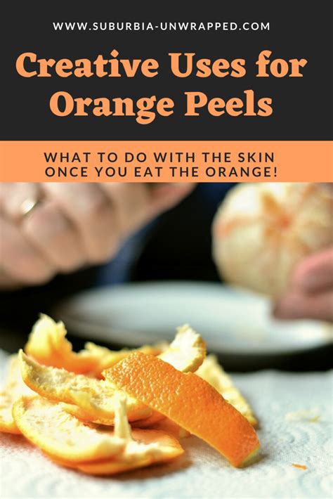 How do you use orange peels as air freshener?