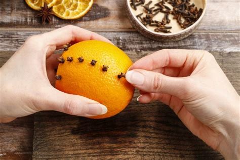 How do you use oranges as air freshener?