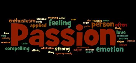 How do you use passion at work?