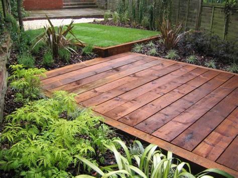 How do you use sleepers as decking?