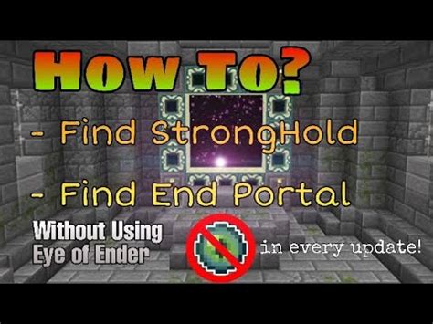 How do you use the Eye of Ender to find a stronghold?