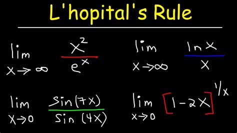How do you use the L hospital rule to find the limit?