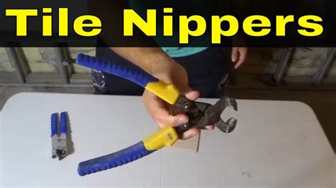 How do you use tile nippers?