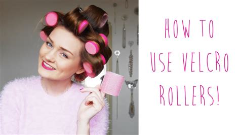 How do you use velcro rollers effectively?