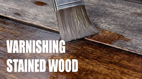 How do you varnish fresh wood?