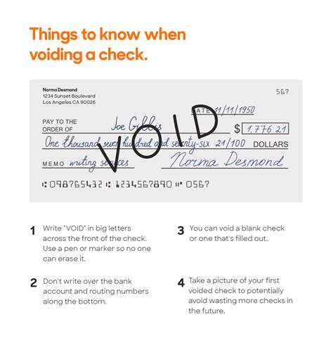 How do you void a check?