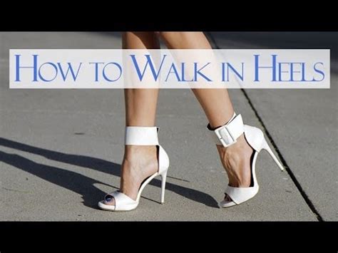 How do you walk in skinny heels?