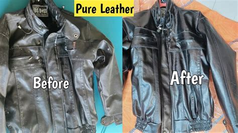 How do you wash a cheap leather jacket?