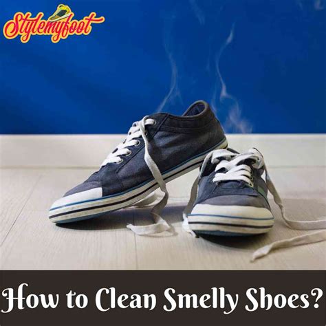 How do you wash smelly shoes?