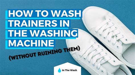How do you wash trainers without a washing machine?