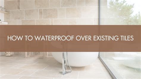 How do you waterproof marble tile?