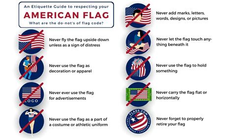 How do you wear a flag?