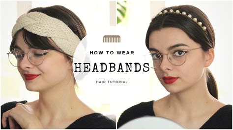 How do you wear a headband without looking weird?
