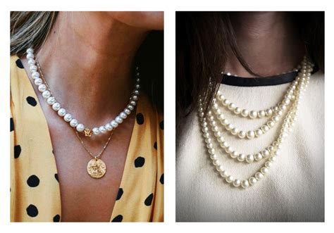 How do you wear a pearl necklace without looking old?