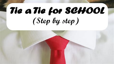 How do you wear a school tie?