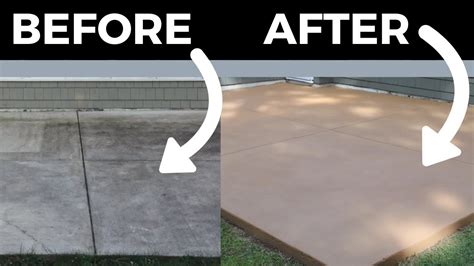 How do you whiten stained concrete?