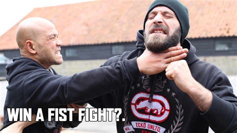 How do you win a fist fight?