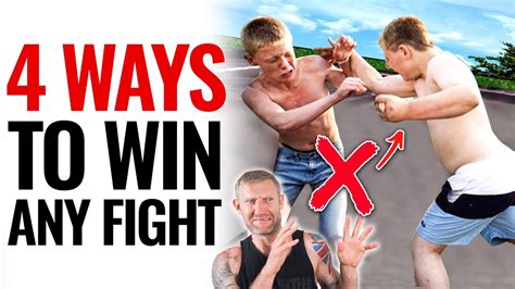 How do you win a fist fight easily?