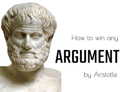 How do you win an argument Aristotle?