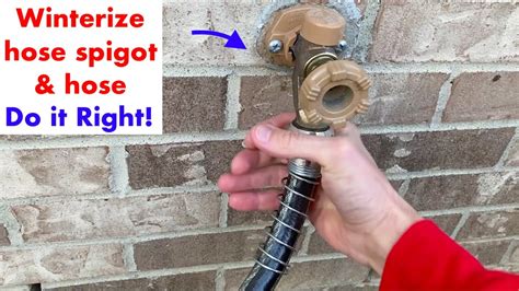 How do you winterize a spigot without a cover?