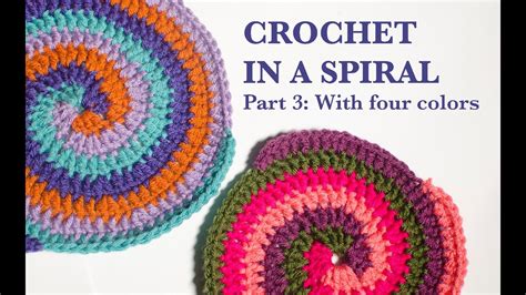 How do you work in a spiral in crochet?