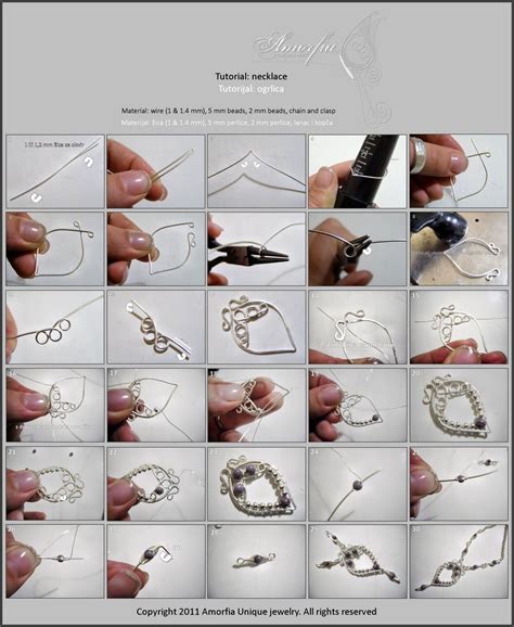 How do you wrap a necklace around a ring?