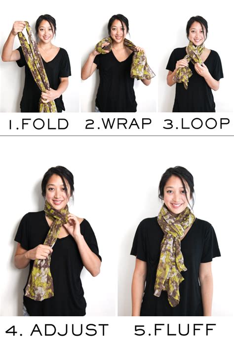 How do you wrap a scarf with a pillow?