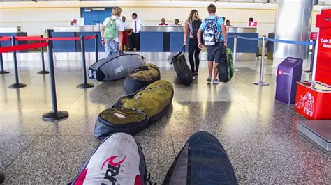 How do you wrap a surfboard for air travel?